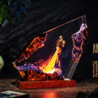 Mandalorian Resin Lamp – Star Wars Gift, LED Desk Night Light