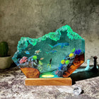 Whale Shark & Turtle Resin Lamp – Ocean Gift, LED Table Light